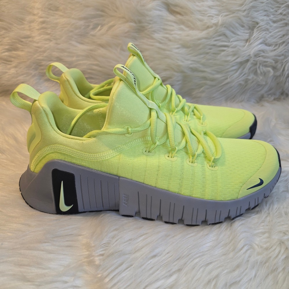 Nike Free Metcon 6 Men's 8 Women's 9.5 Light Lemon Twist FJ7127-700 Training